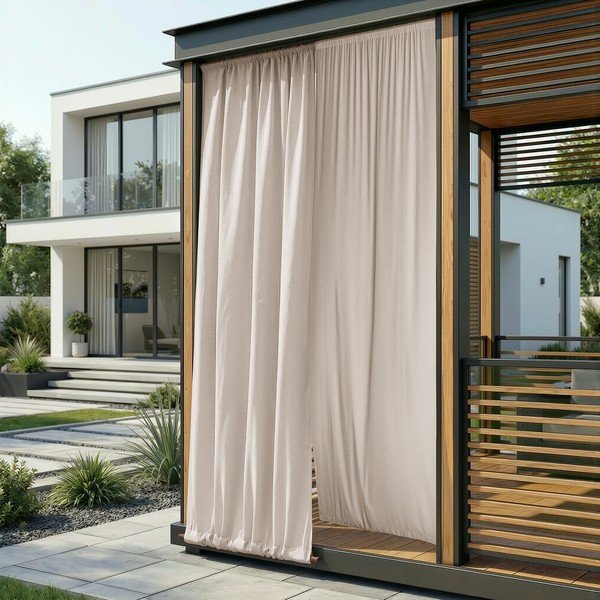 Krémový dimout/venkovní závěs Calisto – Filumi