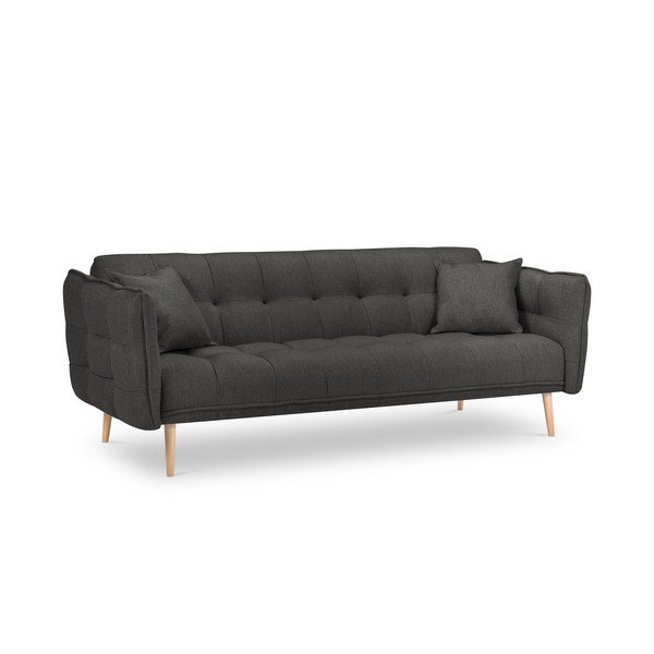 Tmavě šedá rozkládací pohovka Mazzini Sofas Canna-image-2