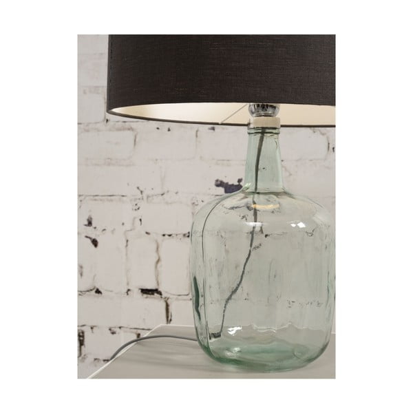 Stolní lampa s béžovým stínidlem a konstrukcí z recyklovaného skla Good&Mojo Murano, ⌀ 30 cm-image-3