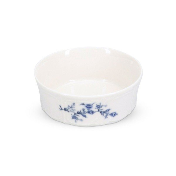 Bílá/modrá porcelánová miska 410 ml Retro – BonBistro-image-3