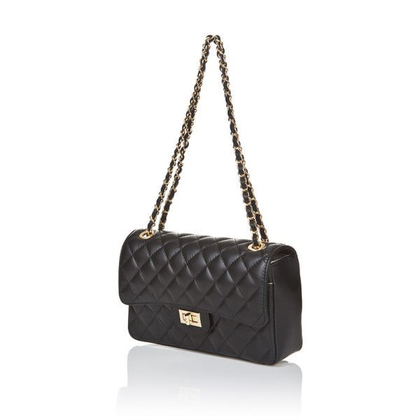 Černá kožená kabelka Markese Basilo-image-3