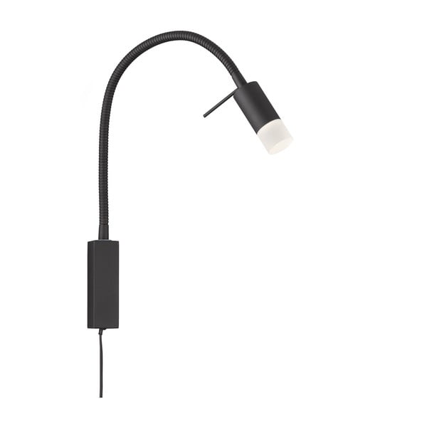 Černé LED nástěnné svítidlo Seng – Fischer & Honsel