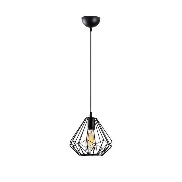 Černé závěsné svítidlo ø 23 cm Diamond – Opviq lights