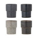 Hnědé šálky v sadě 4 ks na espresso z kameniny 150 ml Ewan – Bloomingville