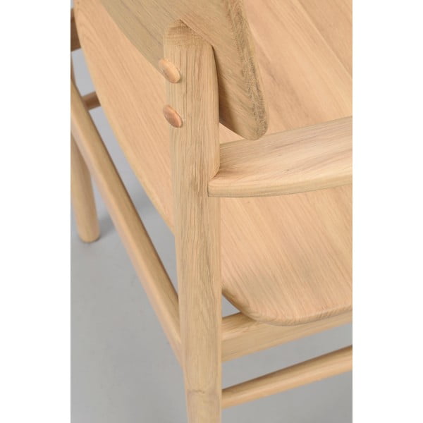 Jídelní židle z dubového dřeva v přírodní barvě Maidstone – Rowico-image-4