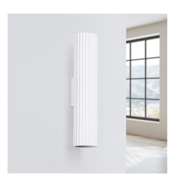 Bílé nástěnné svítidlo Gleam – Sollux-image-2