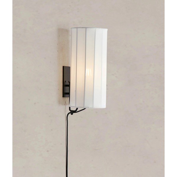 Černobílé nástěnné svítidlo do zásuvky Hikari – Markslöjd-image-1