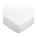 Bílé napínací prostěradlo z egyptské bavlny 90x190 cm – Bianca
