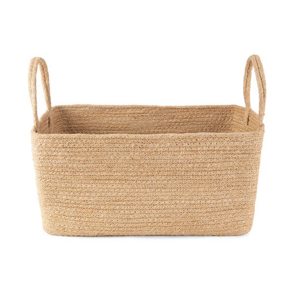 Jutový úložný košík Compactor, 34 x 23 cm-image-4