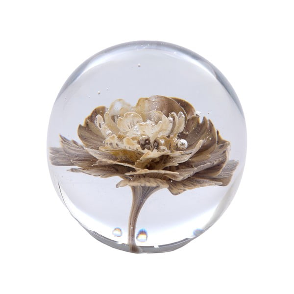 Skleněné těžítko (výška 8 cm) Flower – Light & Living