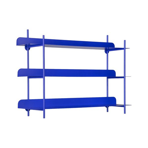 Modrá patrová kovová police 60 cm Cool Retro – PT LIVING