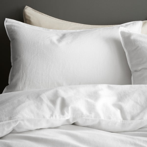 Bílé povlečení na dvoulůžko 200x200 cm Relaxed – Content by Terence Conran-image-1