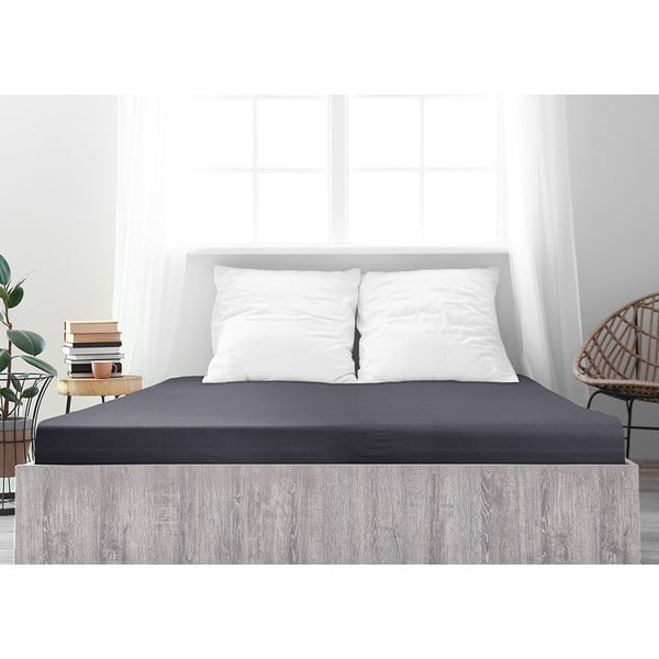 Antracitové prostěradlo 200x220 cm – B.E.S.-image-2