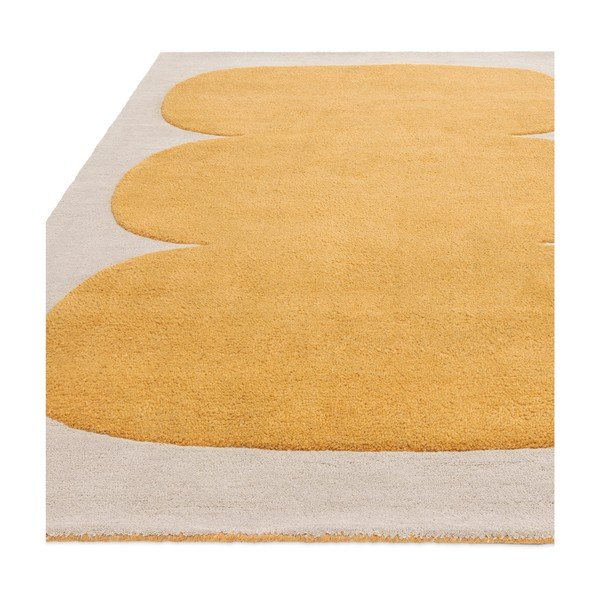 Okrově žlutý ručně tkaný vlněný koberec 120x170 cm Canvas – Asiatic Carpets-image-4