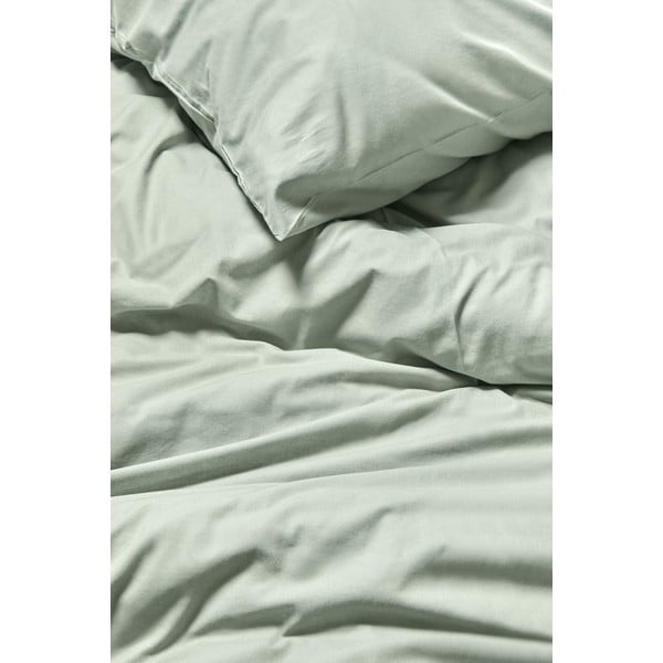 Šalvějově zelené povlečení na dvoulůžko ze stonewashed bavlny Bonami Selection, 200 x 200 cm-image-1