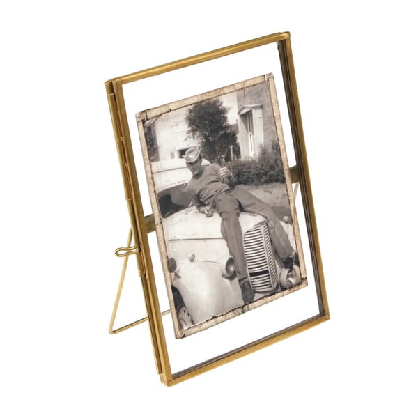 Zlatý rámeček na fotografii Rex London Brass, 15 x 10 cm