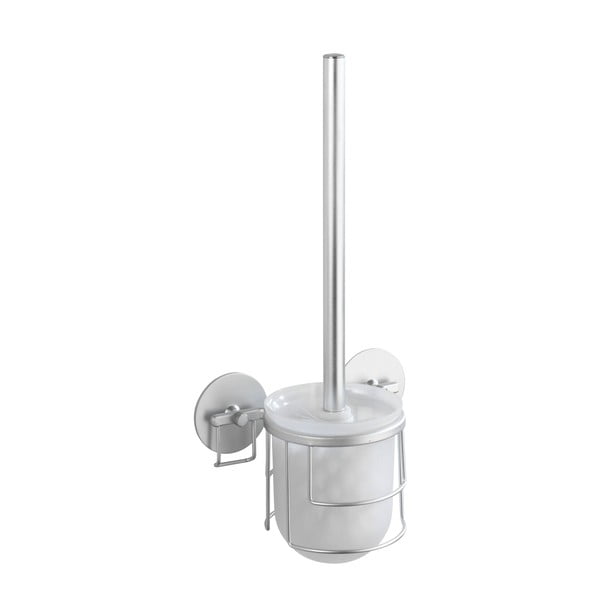 Samodržící stojan s toaletním kartáčem Wenko Aluminium, až 40 kg