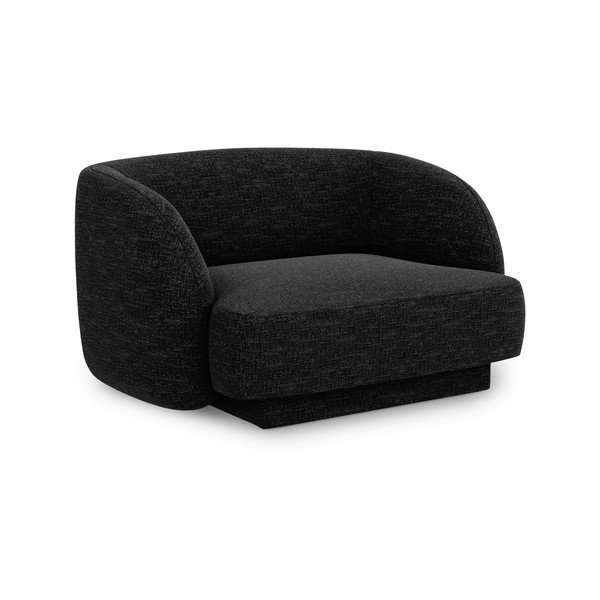 Antracitové křeslo Miley – Micadoni Home-image-3
