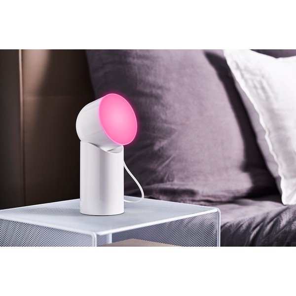 Bílá LED stolní lampa (výška 14 cm) Orbe – Lexon-image-3