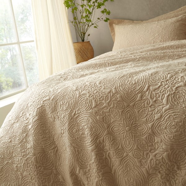 Béžové povlečení na jednolůžko 135x200 cm Casablanca Pinsonic – Pineapple Elephant-image-3