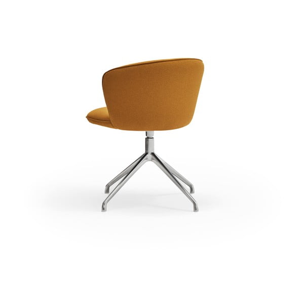 Čalouněná jídelní křesla v sadě 2 ks v hořčicové barvě Add – Teulat-image-3