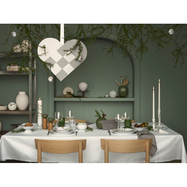 Bílá porcelánová závěsná vánoční ozdoba Kähler Design Hammershøi-image-1