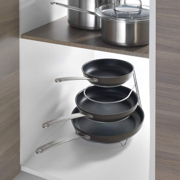 Přídavný stojan na pánve do kuchyňské skřínky Metaltex Canyon-image-1