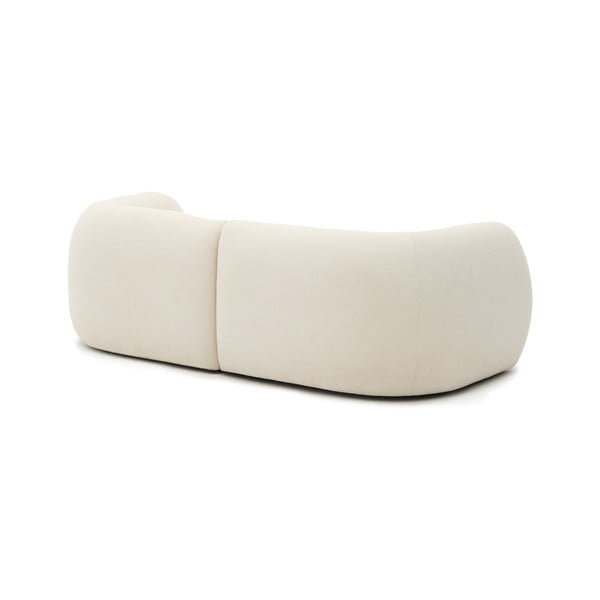 Krémová žinylková rohová pohovka (pravý roh/s lenoškou) Martina – Kave Home-image-4