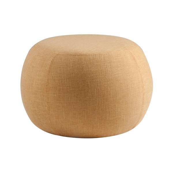 Žlutý puf sømcasa Luka, ⌀ 55 cm