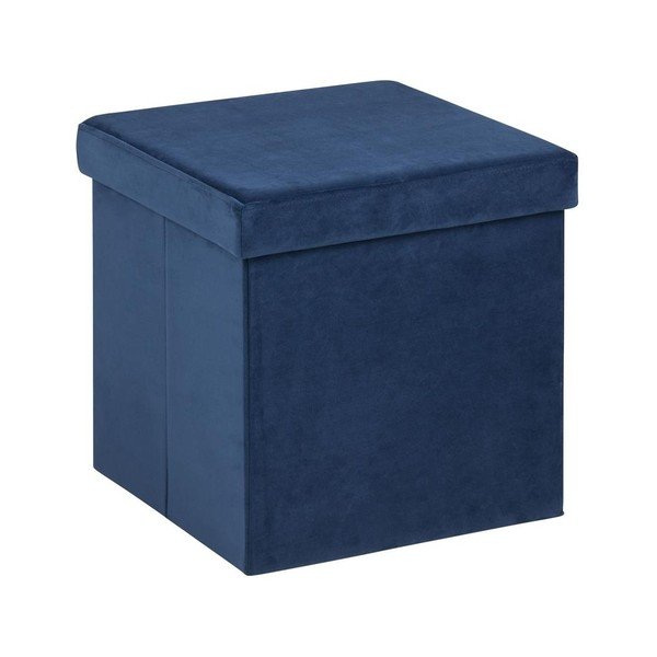 Modrý puf s úložným prostorem Actona Sada-image-2