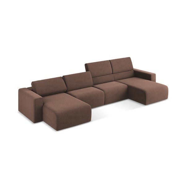 Růžová rohová pohovka Kalea – Makamii-image-1