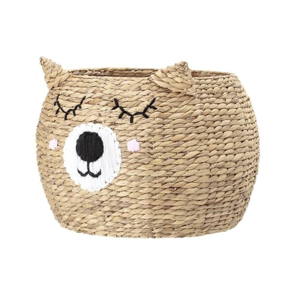 Dětský úložný box z vodního hyacintu Eman - Bloomingville Mini-image-1