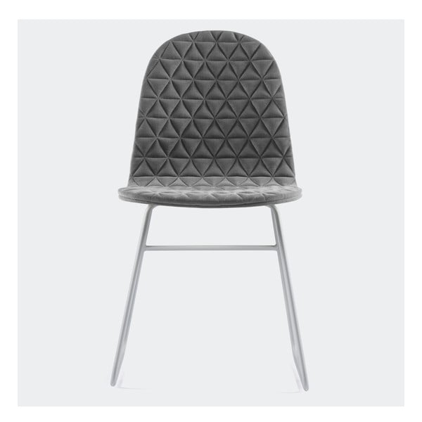 Židle Mannequin Triangel, šedá