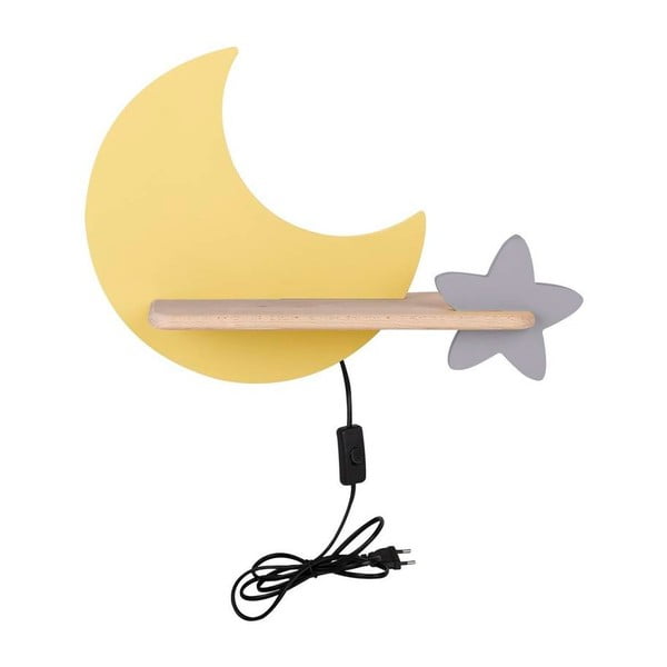 Žluté dětské svítidlo Moon – Candellux Lighting