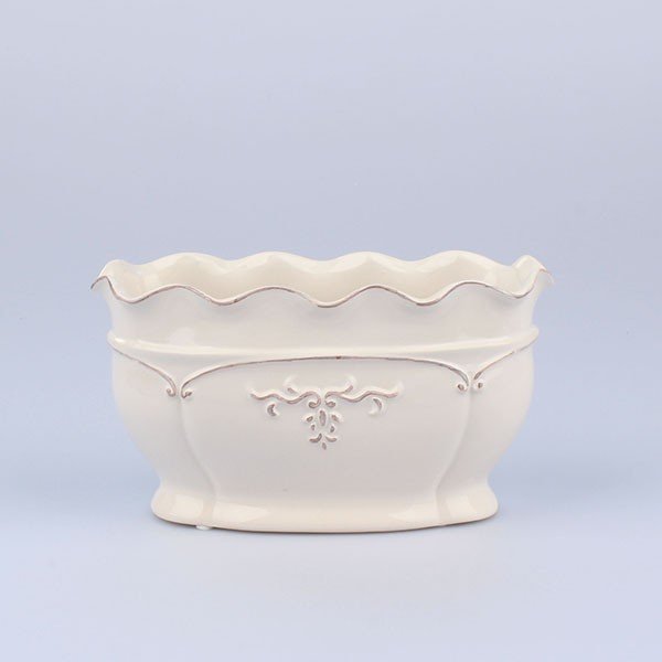 Váza Antic White, 22x11x12 cm