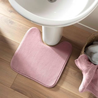 Růžová WC koupelnová předložka 45x45 cm Vitamine – douceur d'intérieur
