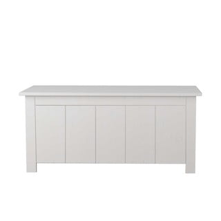 Bílá truhla z borovicového dřeva 100x45 cm Bertram – Støraa