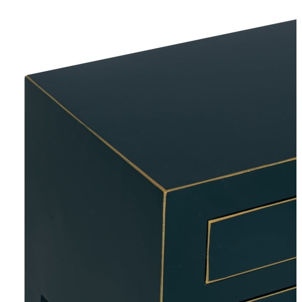 Modrý konzolový stolek 26x85 cm Diana – Ixia-image-4