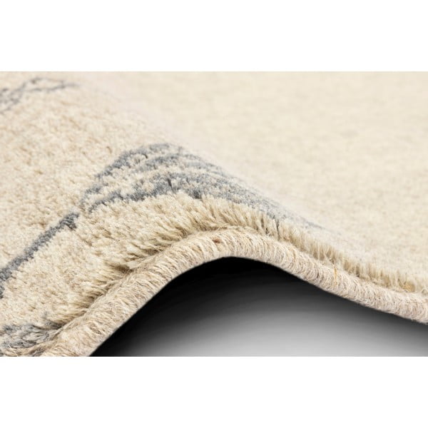 Béžový vlněný koberec 133x180 cm Decori – Agnella-image-2