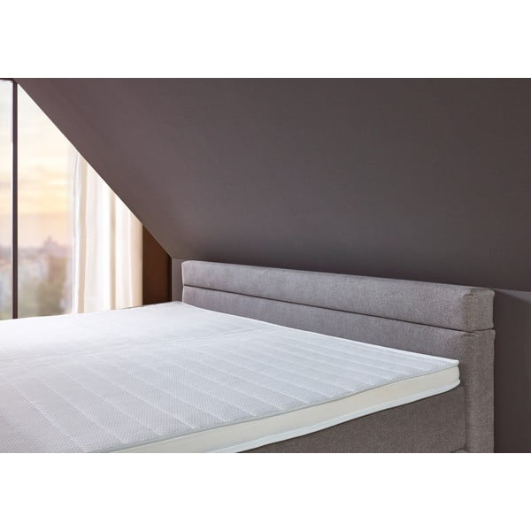 Šedá boxspring postel 180x200 cm Kokomo – Rojaplast-image-2