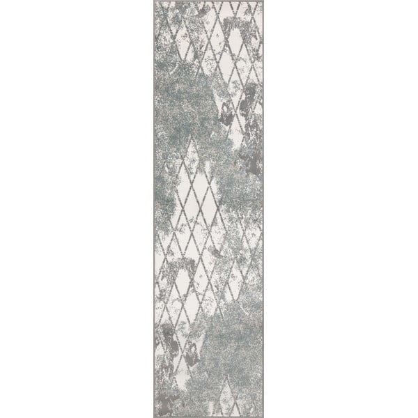 Běhoun šedomodrý 80x300 cm Sensi Gepi – FD