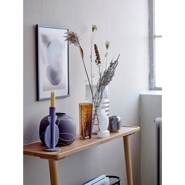 Černá terakotová váza Bloomingville Niza, výška 16,5 cm-image-1