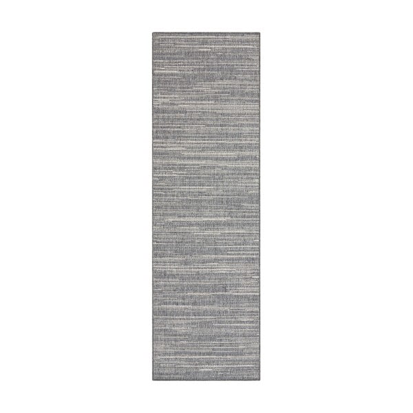 Šedý venkovní koberec běhoun 250x80 cm Gemini - Elle Decoration