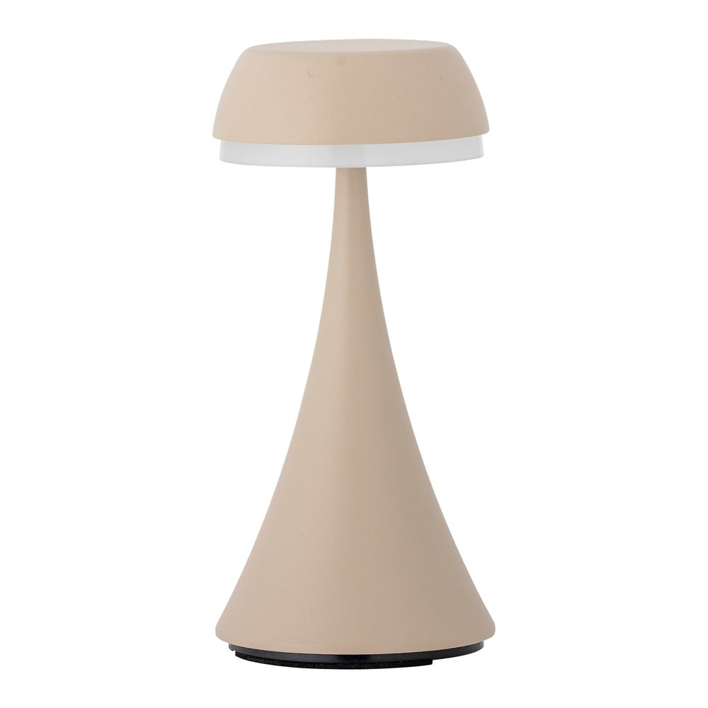 Béžová LED stolní lampa s kovovým stínidlem (výška 17,5 cm) Pepple – Bloomingville