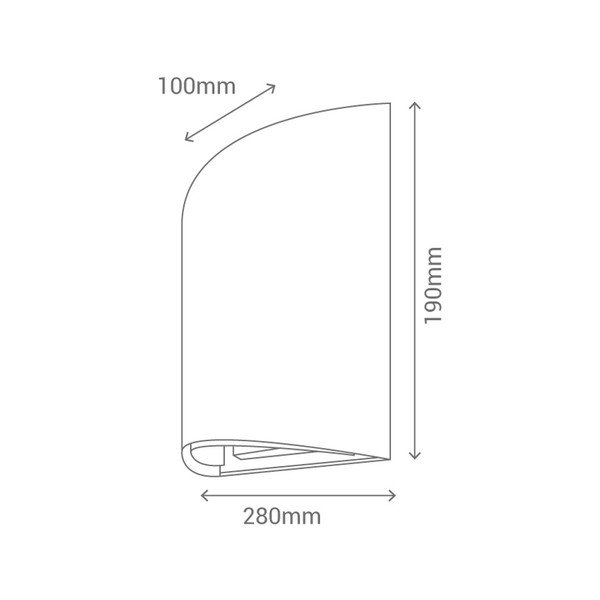 Růžové nástěnné svítidlo SULION Lines-image-1