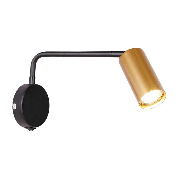 Kovové nástěnné svítidlo v černo-zlaté barvě Tina – Candellux Lighting-image-3