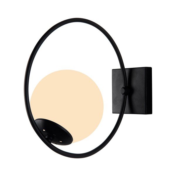 Černé nástěnné svítidlo ø 15 cm Ates – Squid Lighting
