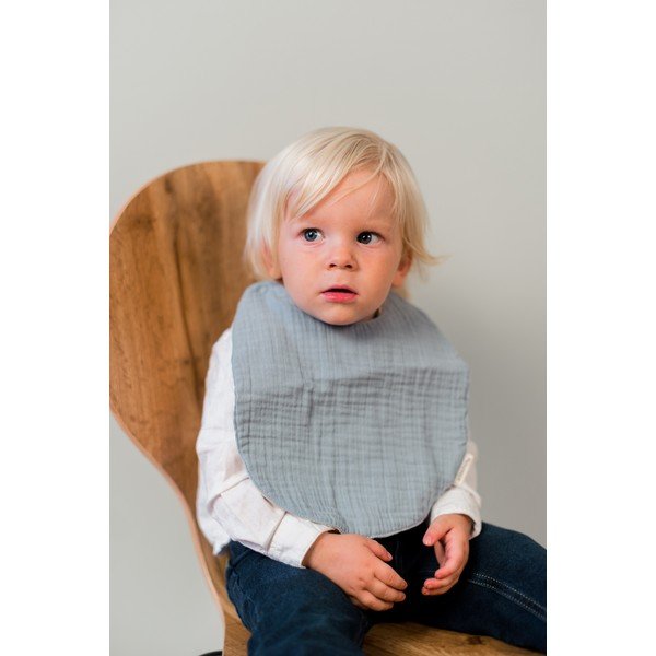 Šedý mušelínový bryndák Kindsgut Oslo-image-1