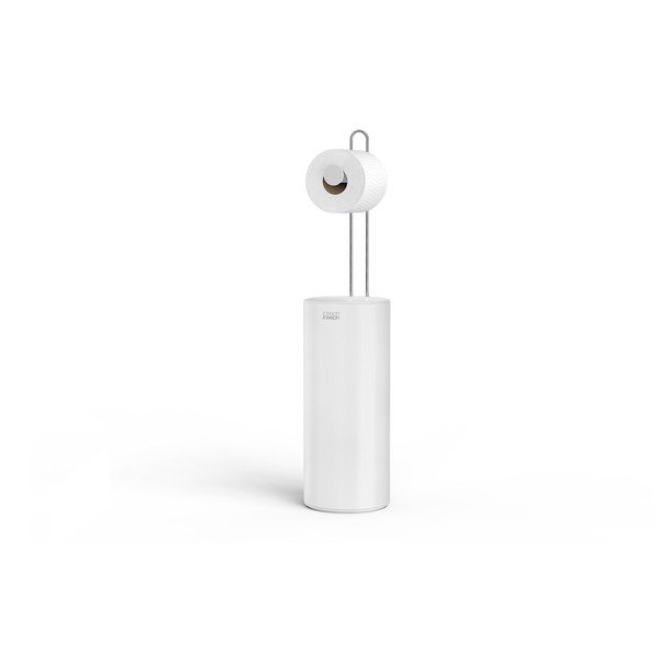 Bílý plastový stojan na toaletní papír EasyStore – Joseph Joseph-image-1