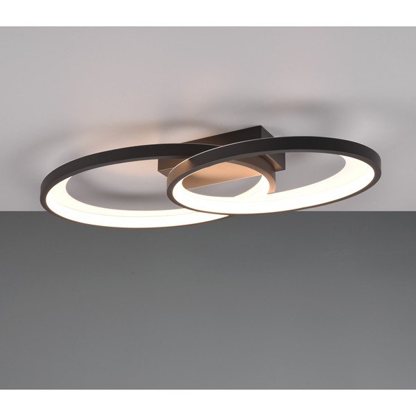 Černobílé LED stropní svítidlo 30x57 cm Malaga – Reality-image-2